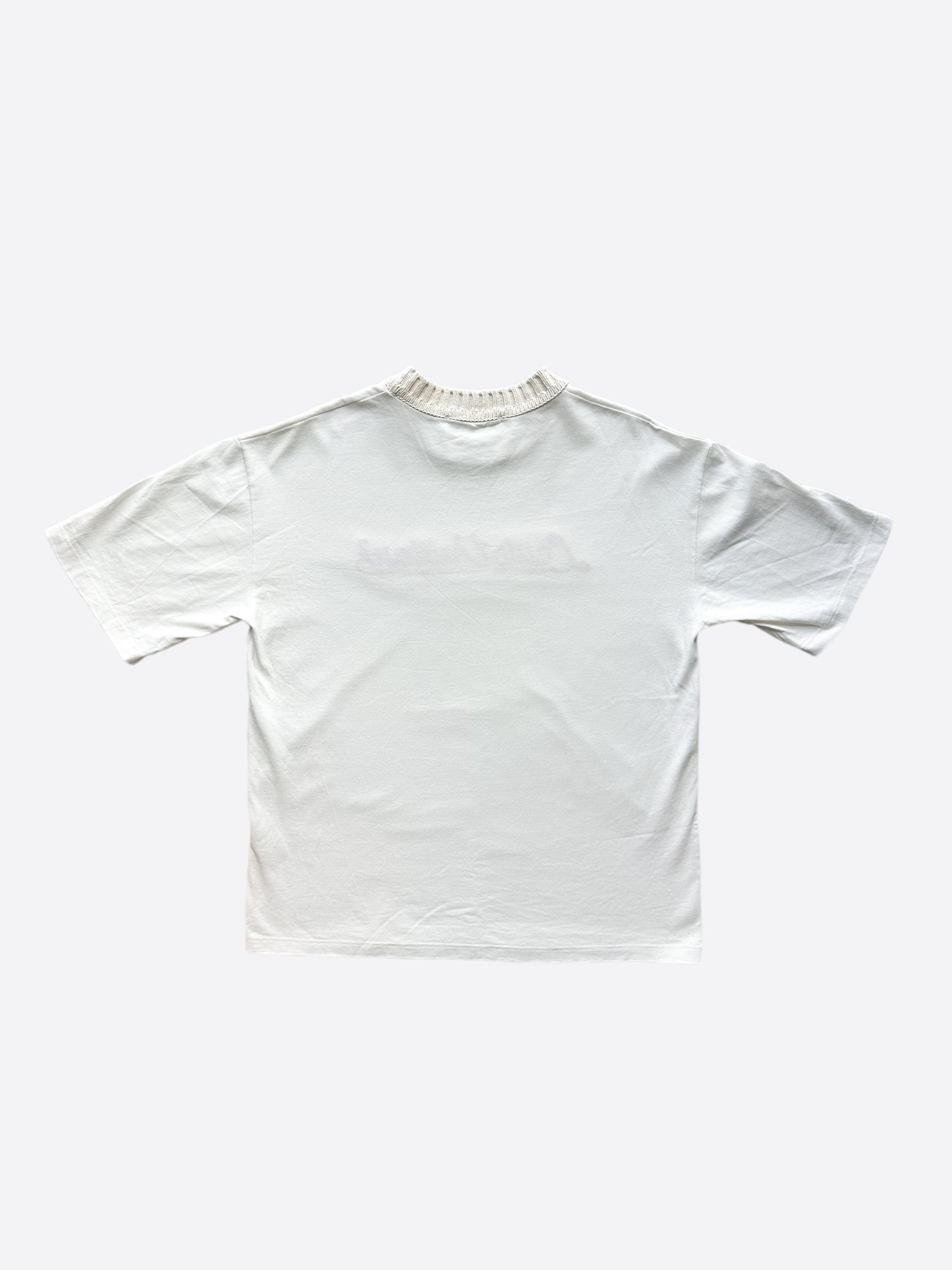 Auth Louis Vuitton NIGO 22SS Embroidered Mock Neck T-shirt 1A9GMQ  White(172806