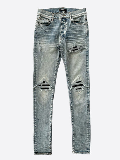 Amiri Stone Indigo & Black Patch MX1 Jeans