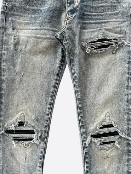 Amiri Stone Indigo & Black Patch MX1 Jeans