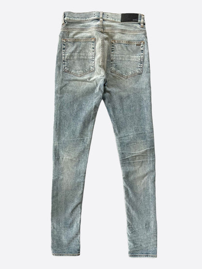 Amiri Stone Indigo & Black Patch MX1 Jeans