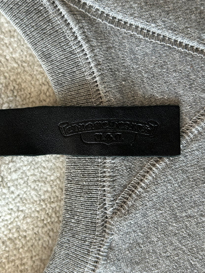 Chrome Hearts Grey & Black Triple Cross Patch Paper Jam Sweater