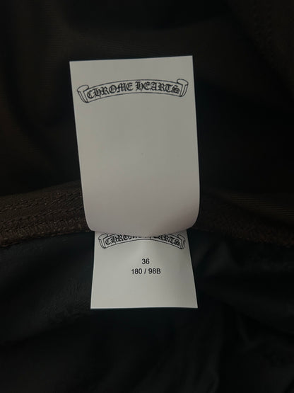 Chrome Hearts Brown & Orange Cross Patch Carpenter Jeans