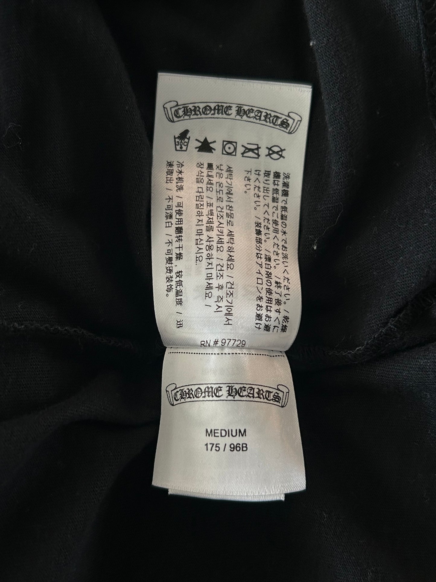 Chrome Hearts Black & White Heroes Project T-Shirt