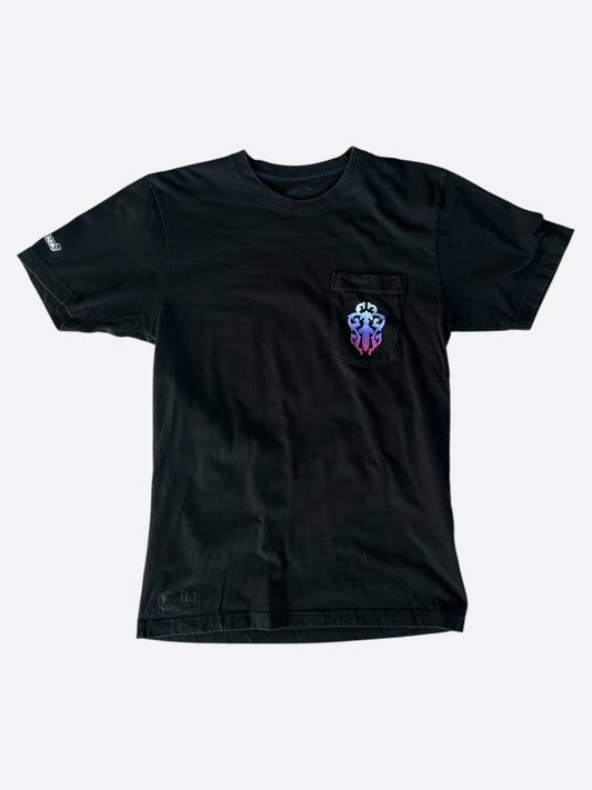 Chrome Hearts Black Gradient Dagger Logo T-Shirt