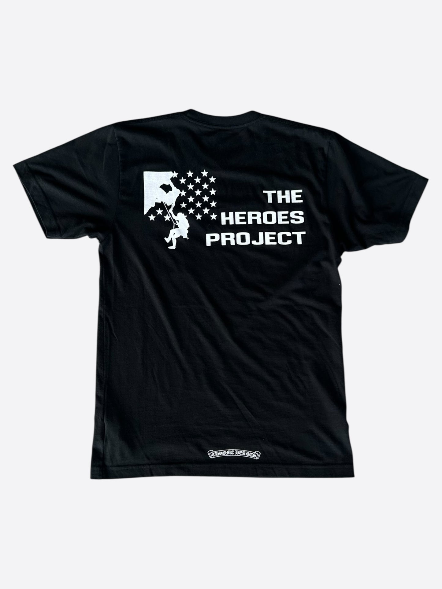 Chrome Hearts Black & White Heroes Project T-Shirt