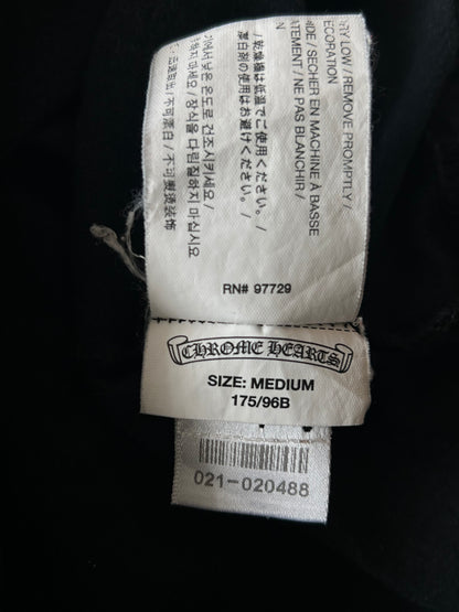 Chrome Hearts Black & White NYC Scroll Logo T-Shirt