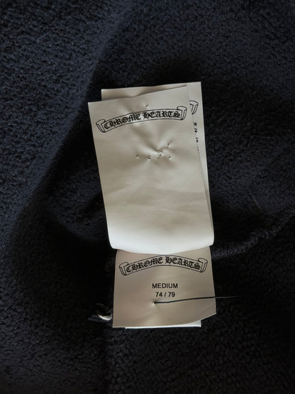 Chrome Hearts Navy & Red Triple Cross Patch Paper Jam Shorts