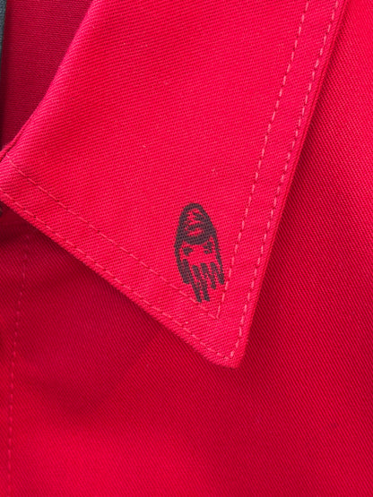 Chrome Hearts Matty Boy Red Work Dog Jacket
