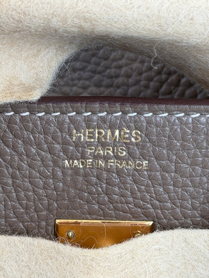 Hermes Etoupe Togo & Gold Hardware Birkin 25