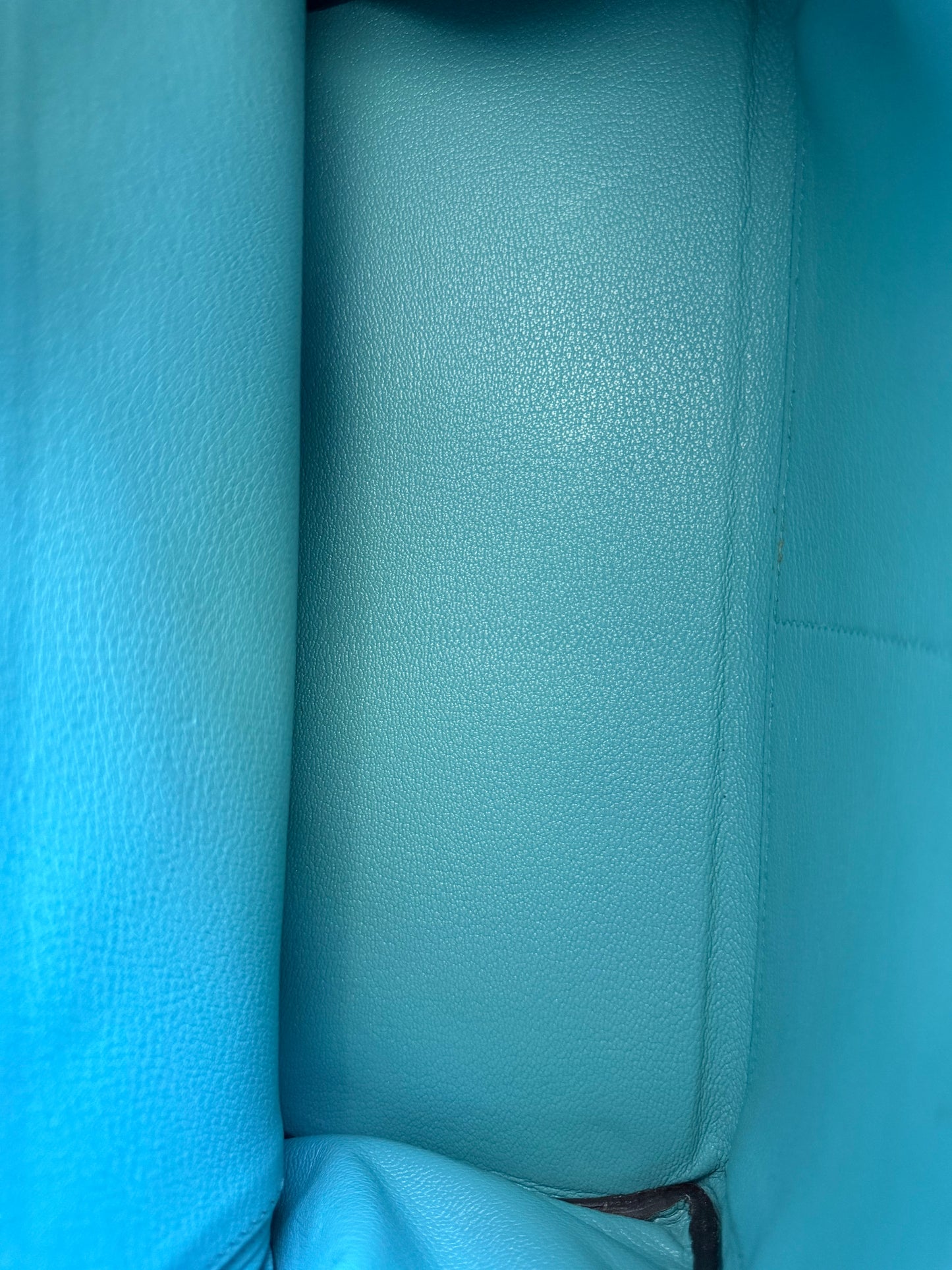 Hermes Blue Atoll Togo & Gold Hardware Kelly 28