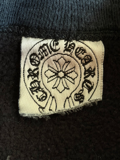 Chrome Hearts Black & White Horseshoe Logo Sweater