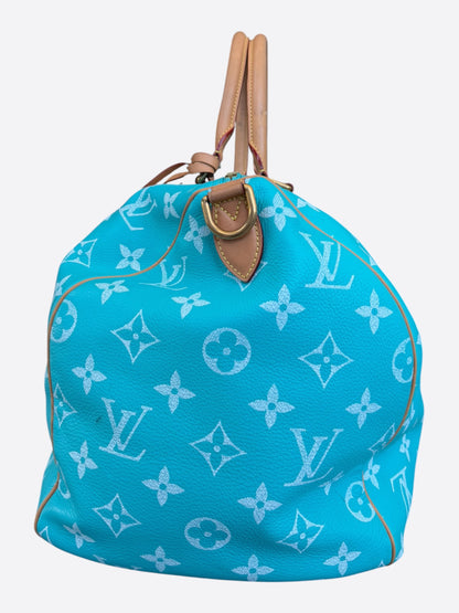 Louis Vuitton Turqoise & White Monogram P9 Speedy 50