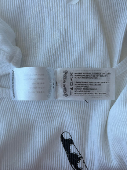 Chrome Hearts White & Black Richard Stark Graphic Tank Top