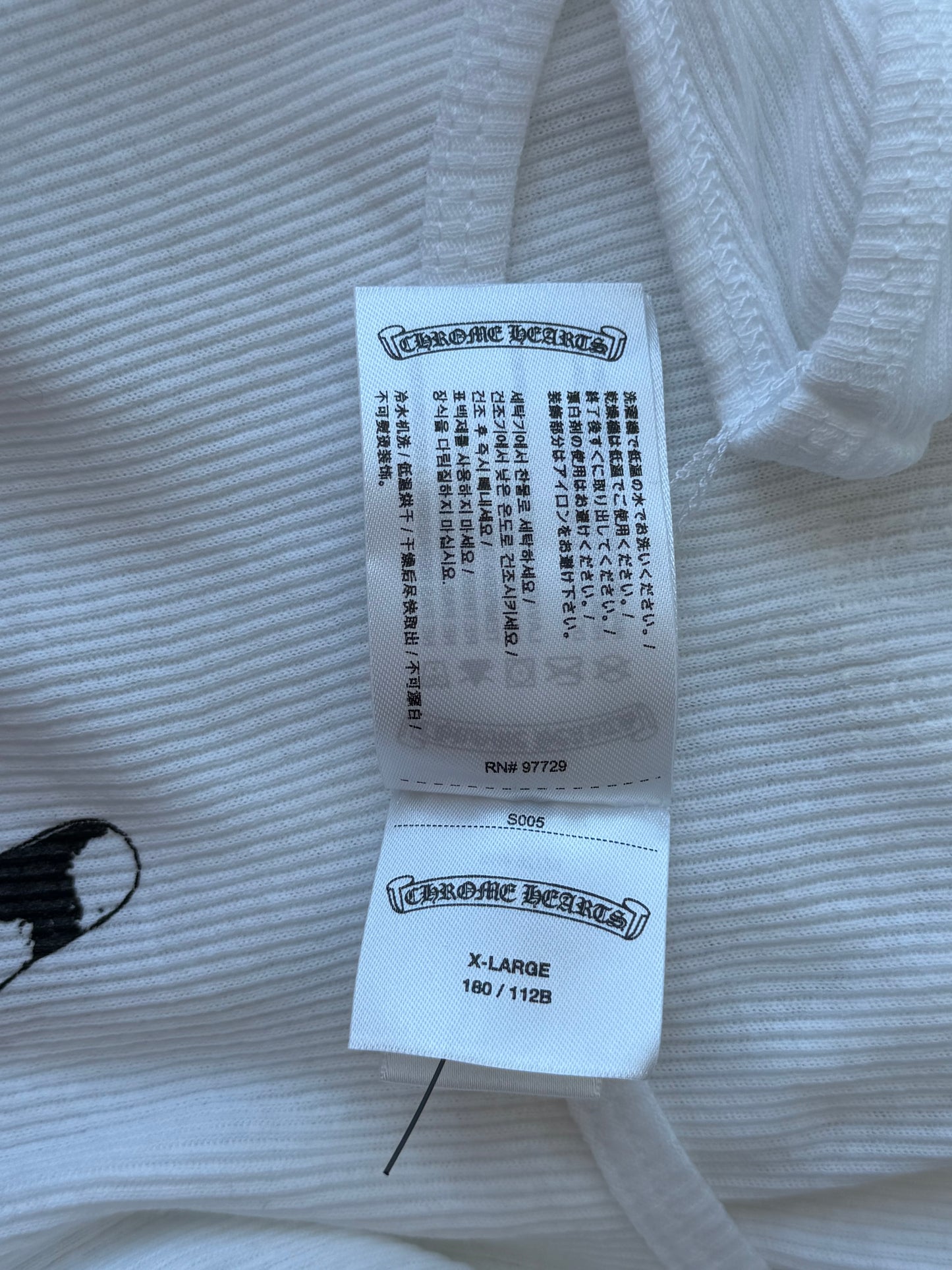 Chrome Hearts White & Black Richard Stark Graphic Tank Top