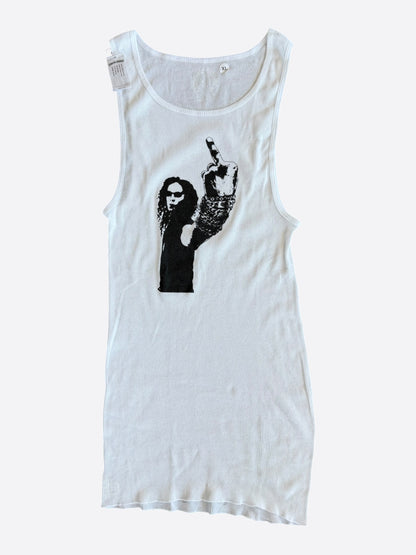 Chrome Hearts White & Black Richard Stark Graphic Tank Top