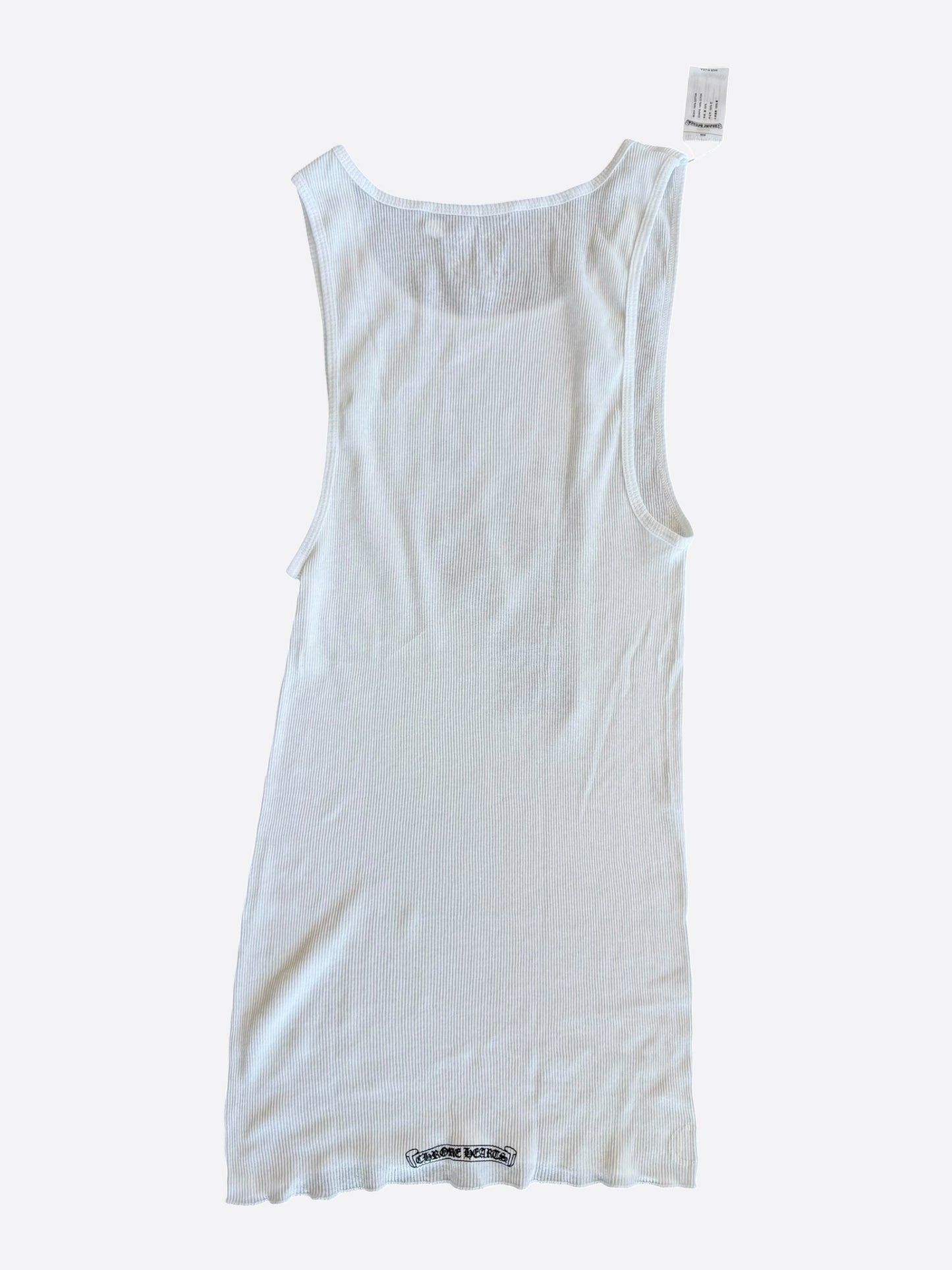 Chrome Hearts White & Black Richard Stark Graphic Tank Top