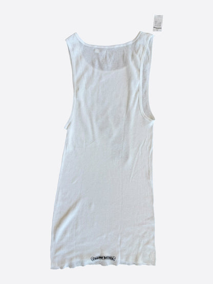 Chrome Hearts White & Black Richard Stark Graphic Tank Top