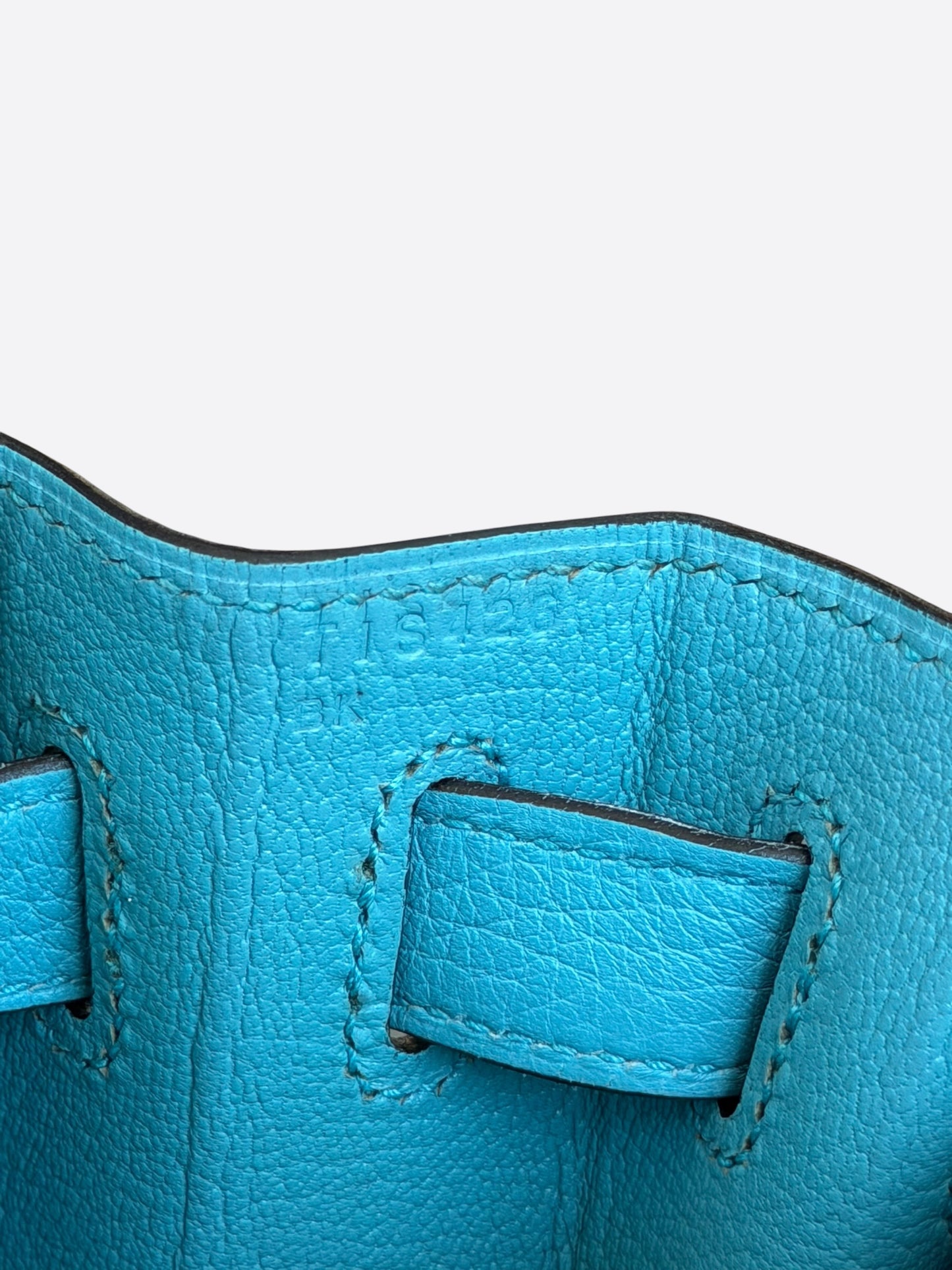 Hermes Blue Atoll Togo & Gold Hardware Kelly 28