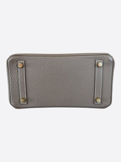 Hermes Etoupe Togo & Gold Hardware Birkin 25