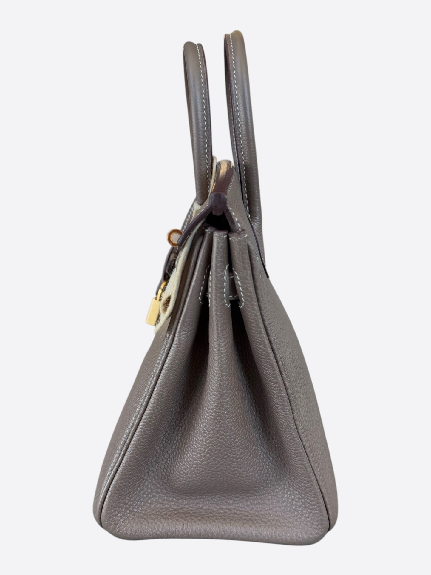 Hermes Etoupe Togo & Gold Hardware Birkin 25