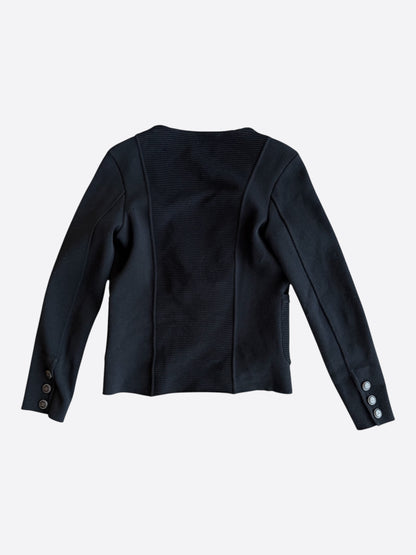 Chanel Black Button Up Knít Women's Cardigan