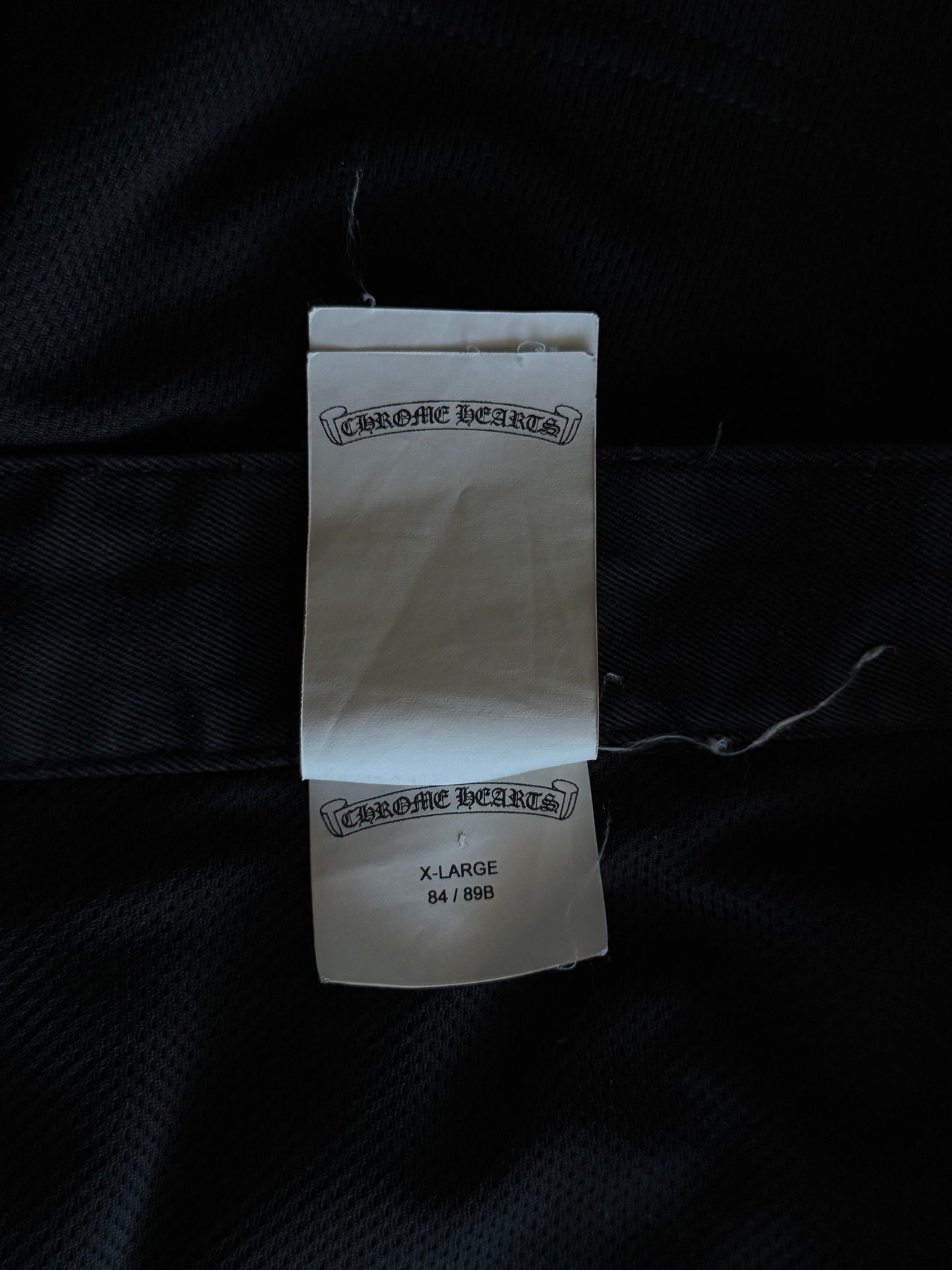 Chrome Hearts Black Triple Cross Patch Swimshorts