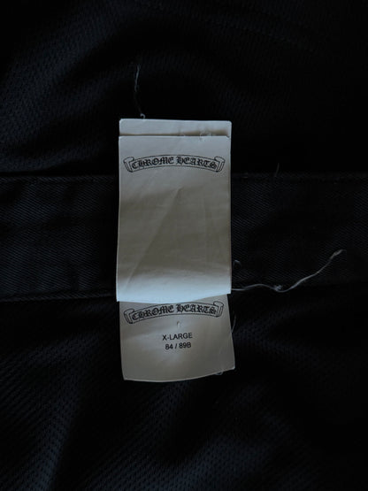 Chrome Hearts Black Triple Cross Patch Swimshorts