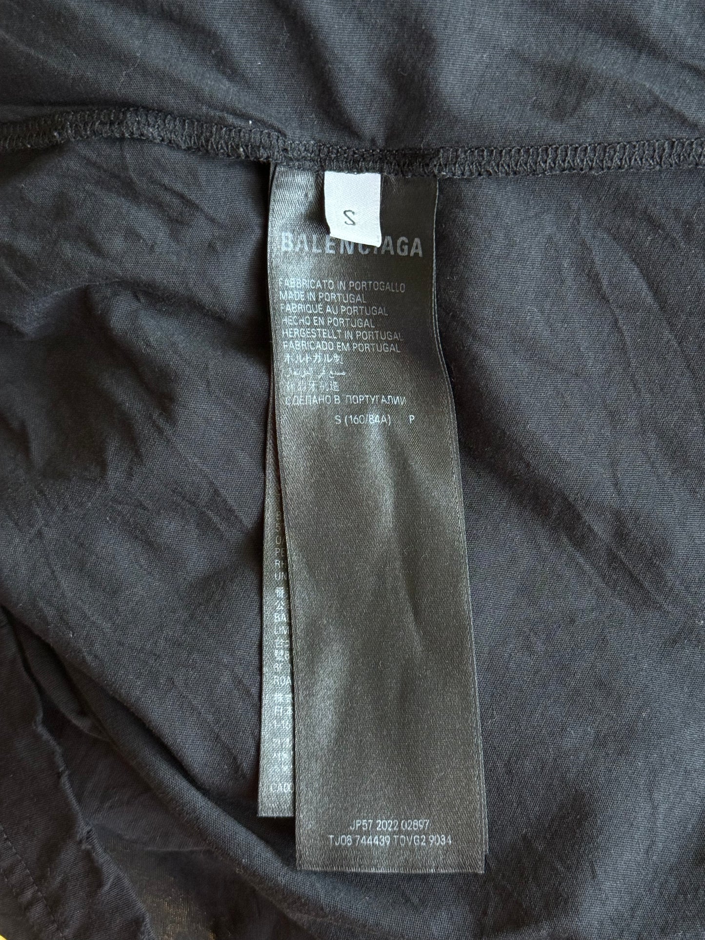 Balenciaga Black & White Free Styling Tips Graphic T-Shirt