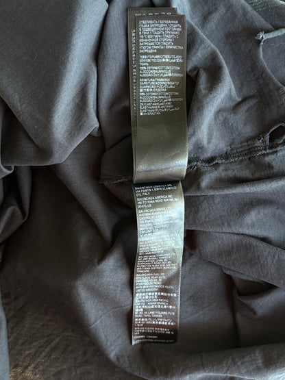 Balenciaga Black & Multicolor DIY Imprint Cropped T-shirt