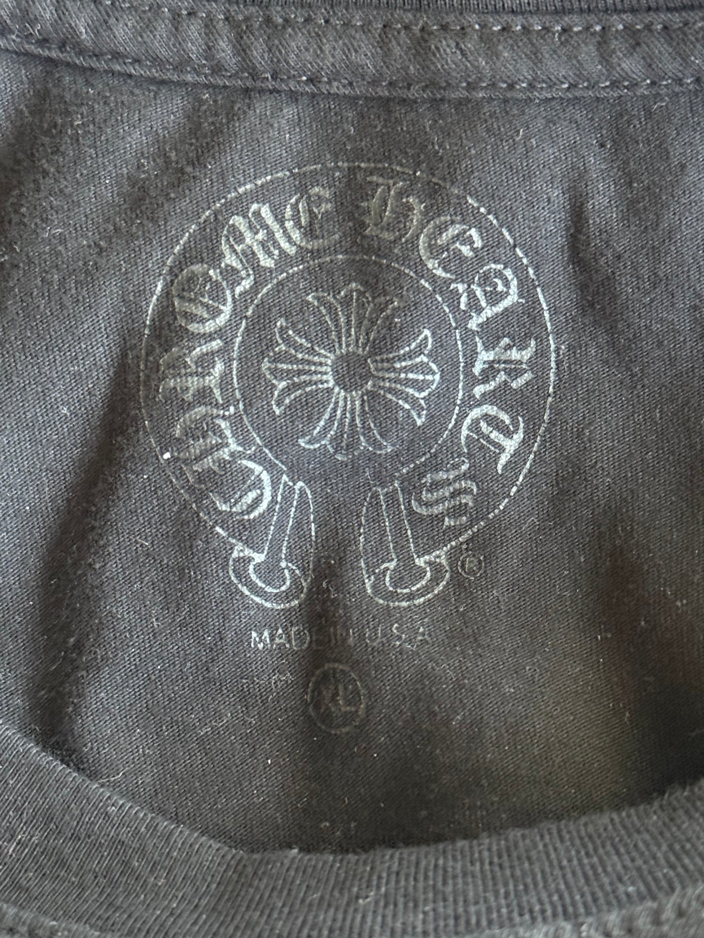 Chrome Hearts Black Multicolor Foti Logo Longsleeve T-Shirt