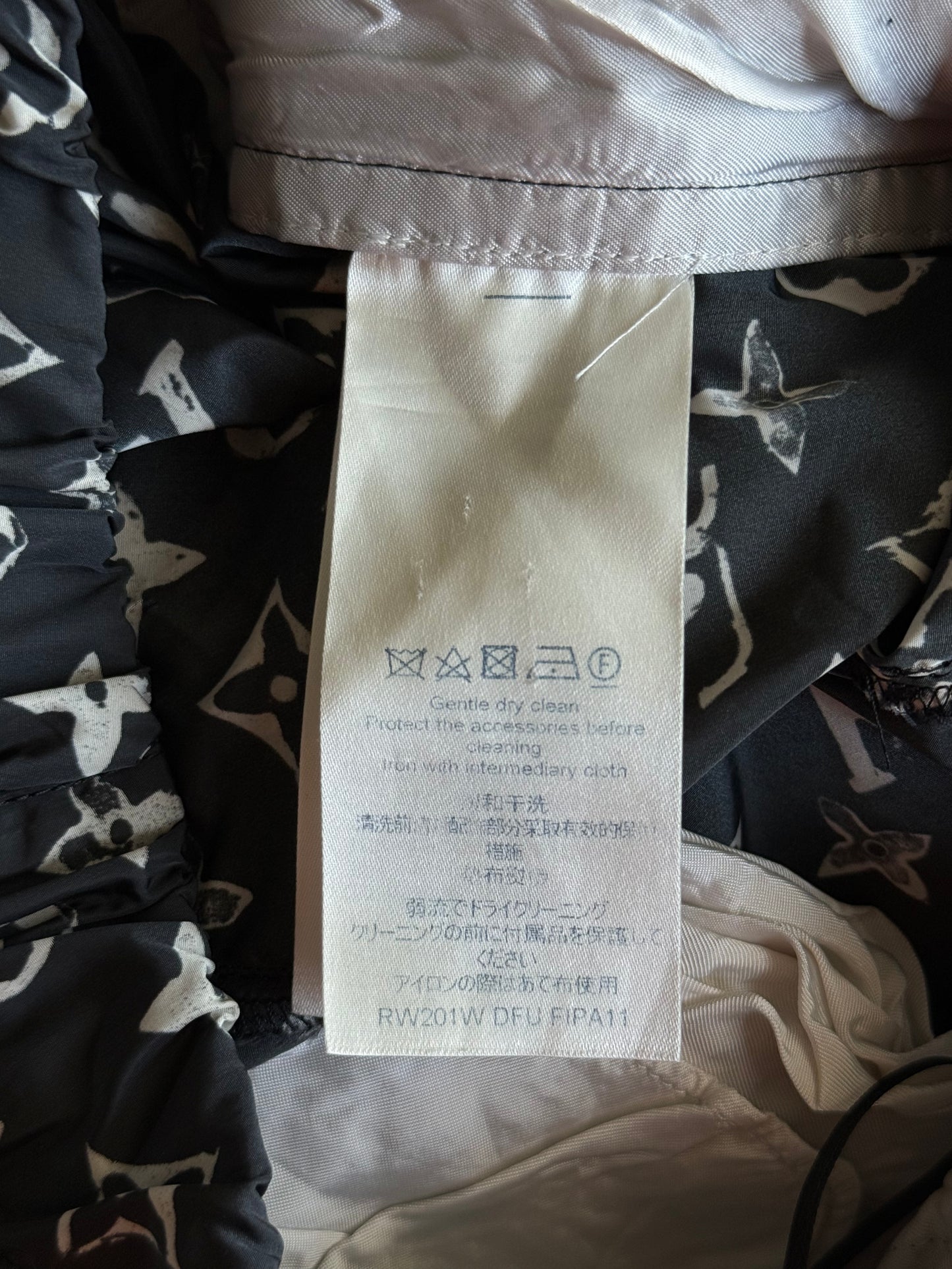 Louis Vuitton Black & White Monogram Women's Track Pants