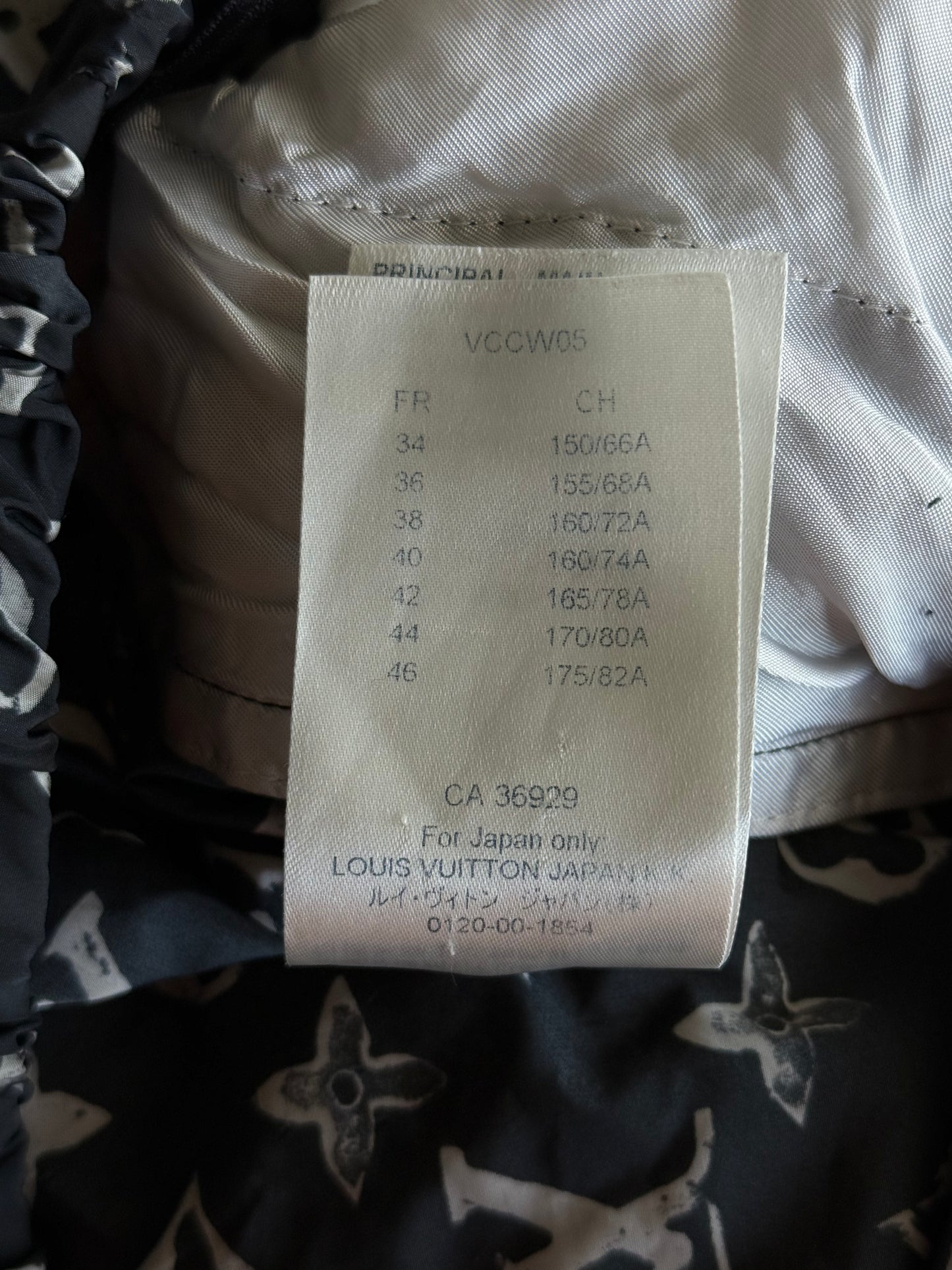 Louis Vuitton Black & White Monogram Women's Track Pants