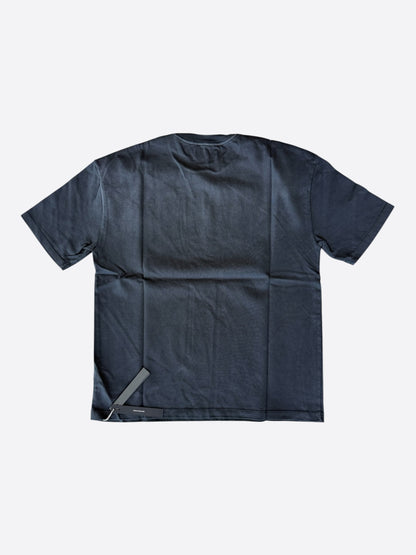 Amiri Vintage Black & White Embroidered Logo T-Shirt