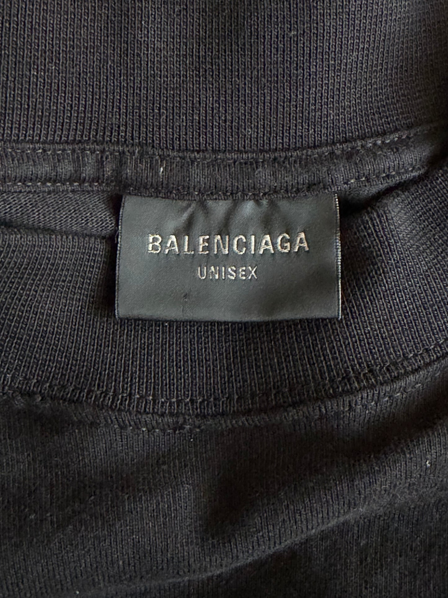 Balenciaga Black & Orange Bitcoin Logo T-Shirt