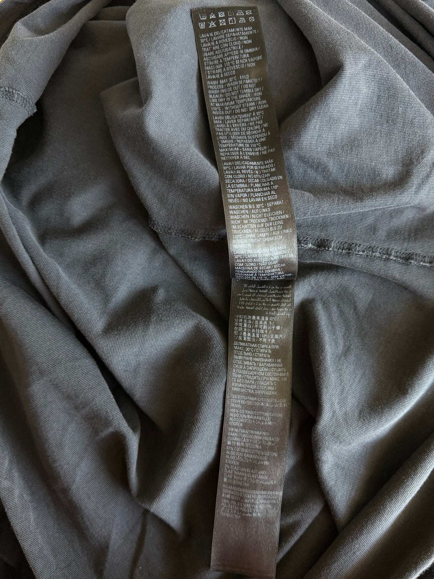 Balenciaga Black & White XXXL Logo T-Shirt