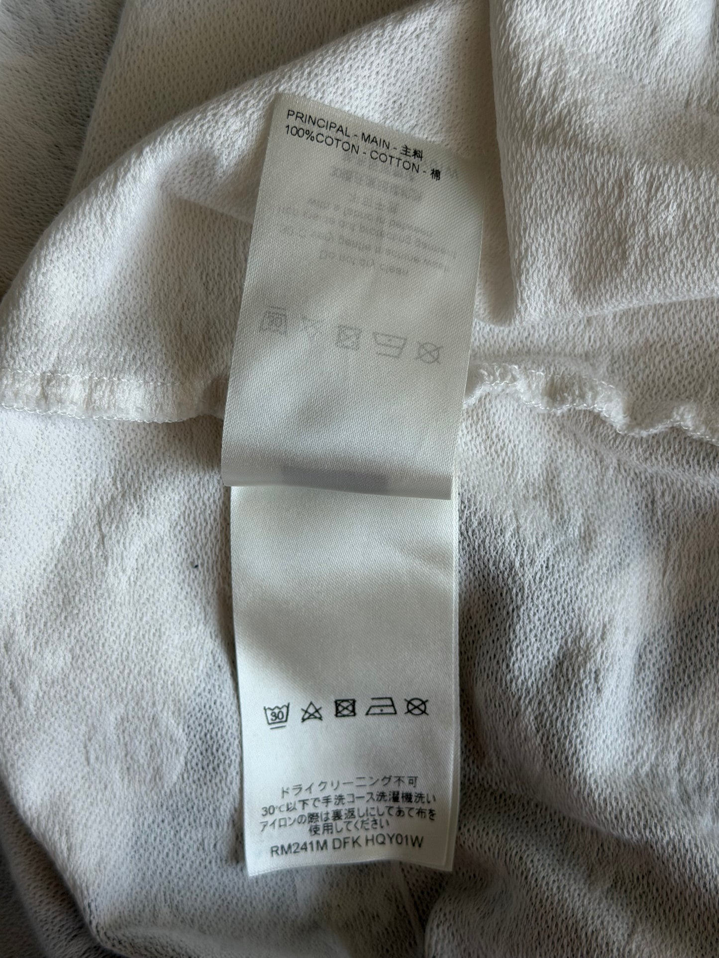 Louis Vuitton White & Blue Floral Monogram T-Shirt