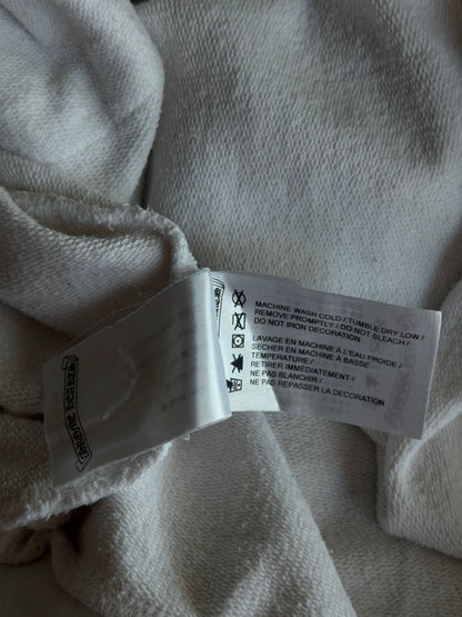 Chrome Hearts White & Black Cross Jacquard Horseshoe Logo Hoodie