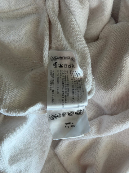 Chrome Hearts White & Black Cross Jacquard Horseshoe Logo Hoodie