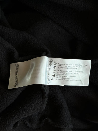 Chrome Hearts Black & White T-Bar Logo Hoodie
