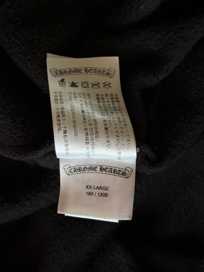 Chrome Hearts Black & White T-Bar Logo Hoodie