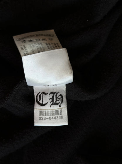 Chrome Hearts Black & White T-Bar Logo Hoodie