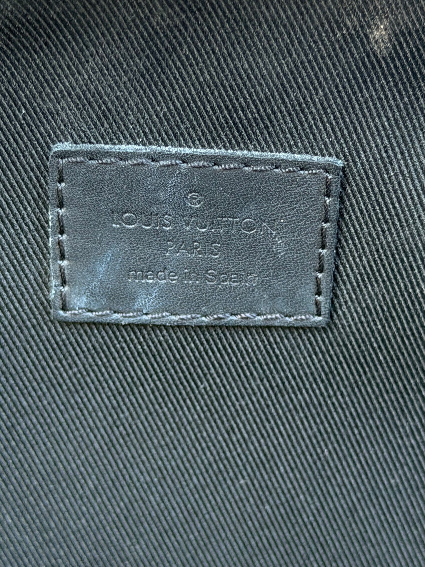 Louis Vuitton Navy Infini Damier Avenue Backpack