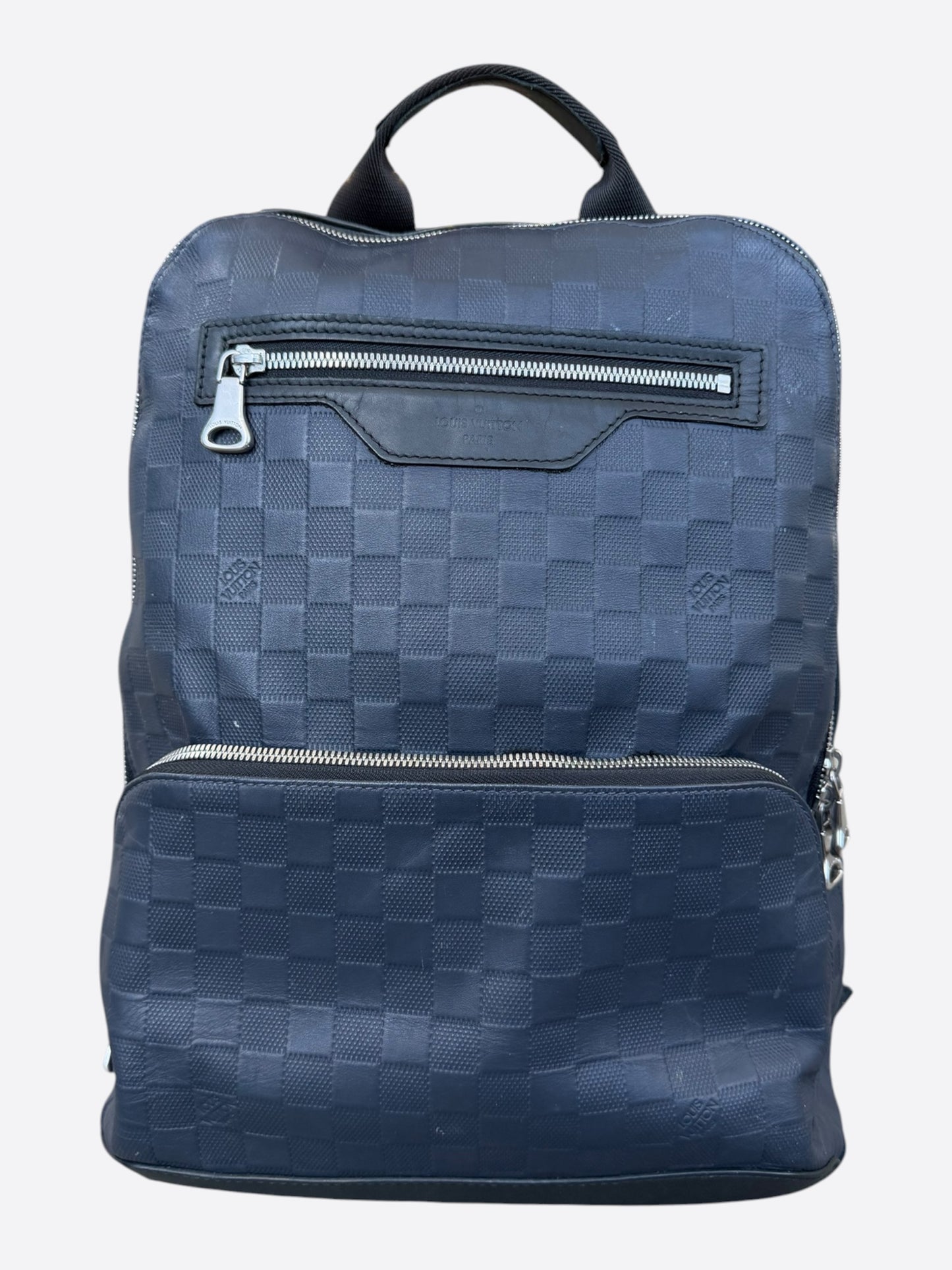 Louis Vuitton Navy Infini Damier Avenue Backpack