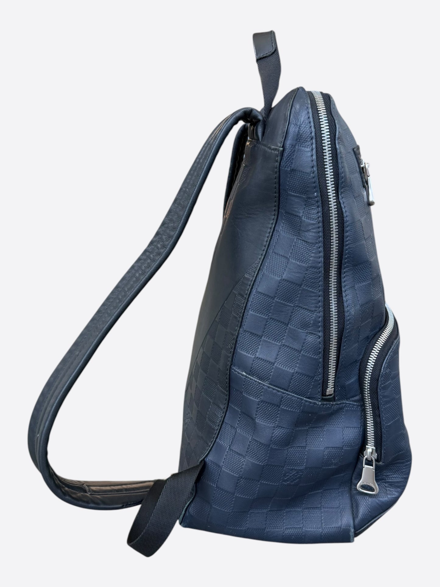 Louis Vuitton Navy Infini Damier Avenue Backpack