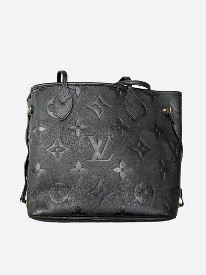 Louis Vuitton Black Empreinte Monogram Neverfull MM