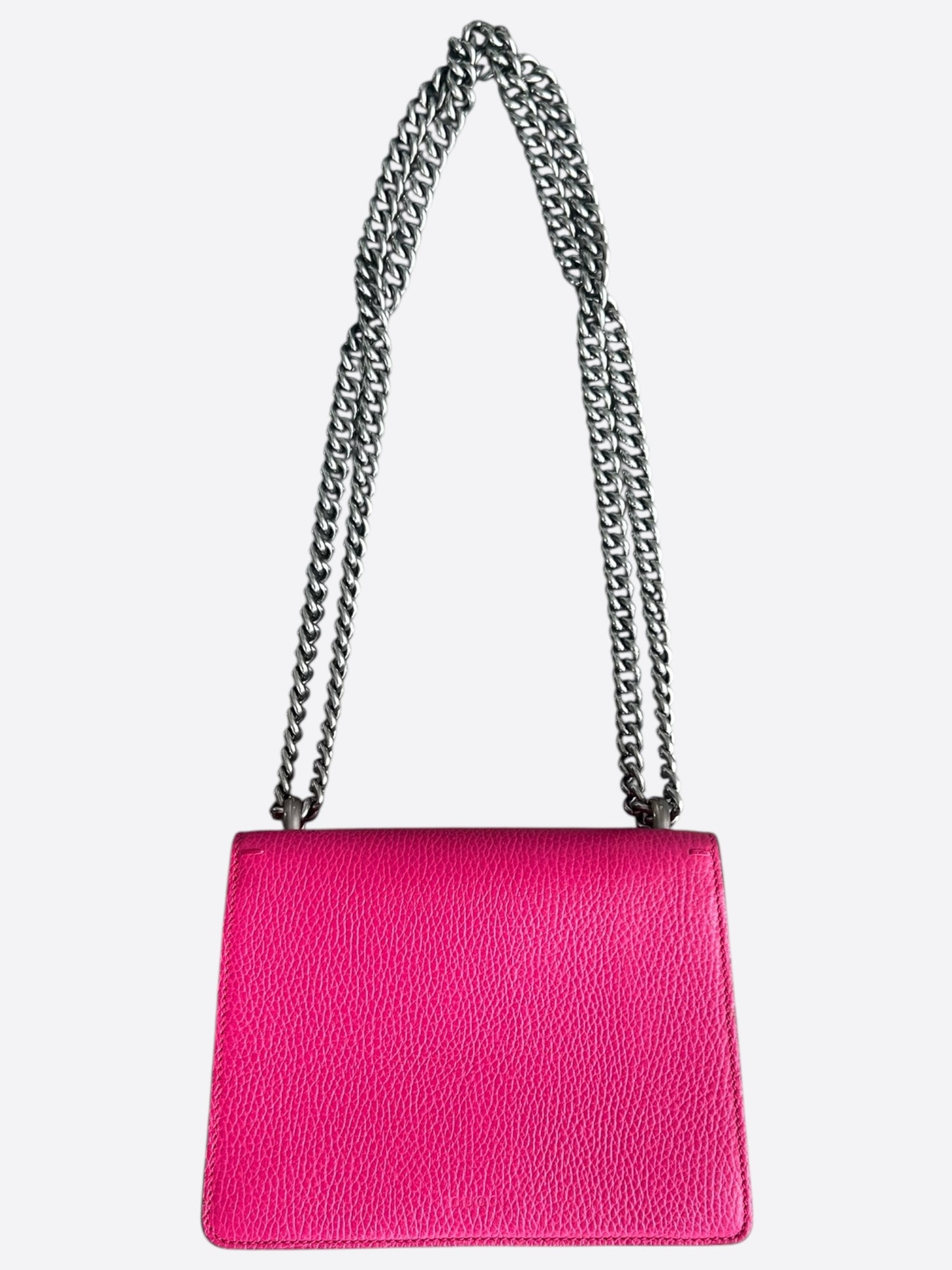 Gucci Pink Leather Dionysus Small Shoulder Bag