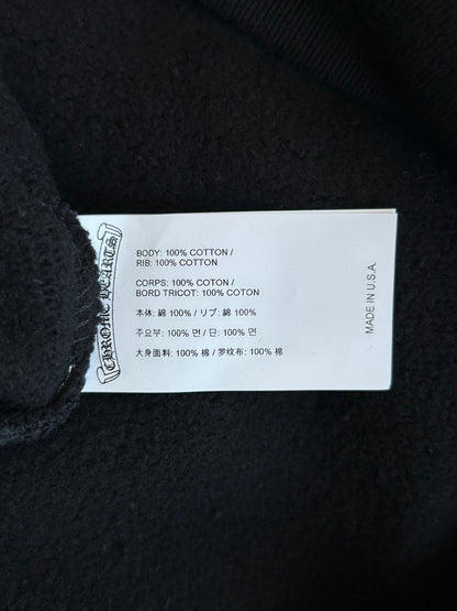 Chrome Hearts Black & White Triple Cross Embroidered Hoodie
