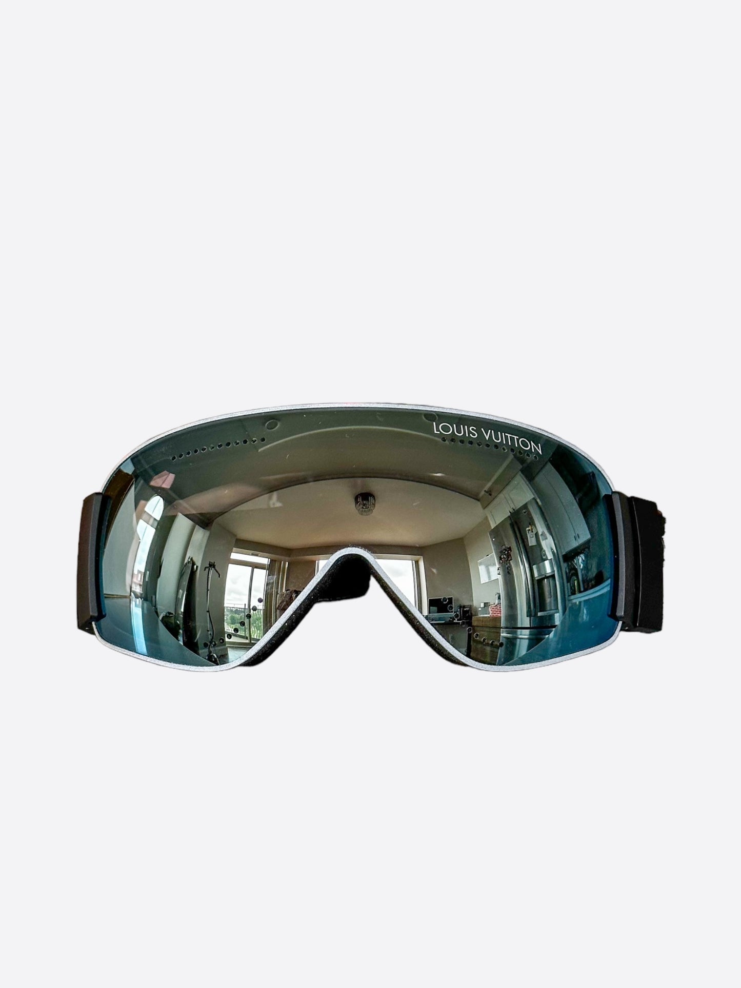 Louis Vuitton Black & White Monogram Ski Goggles