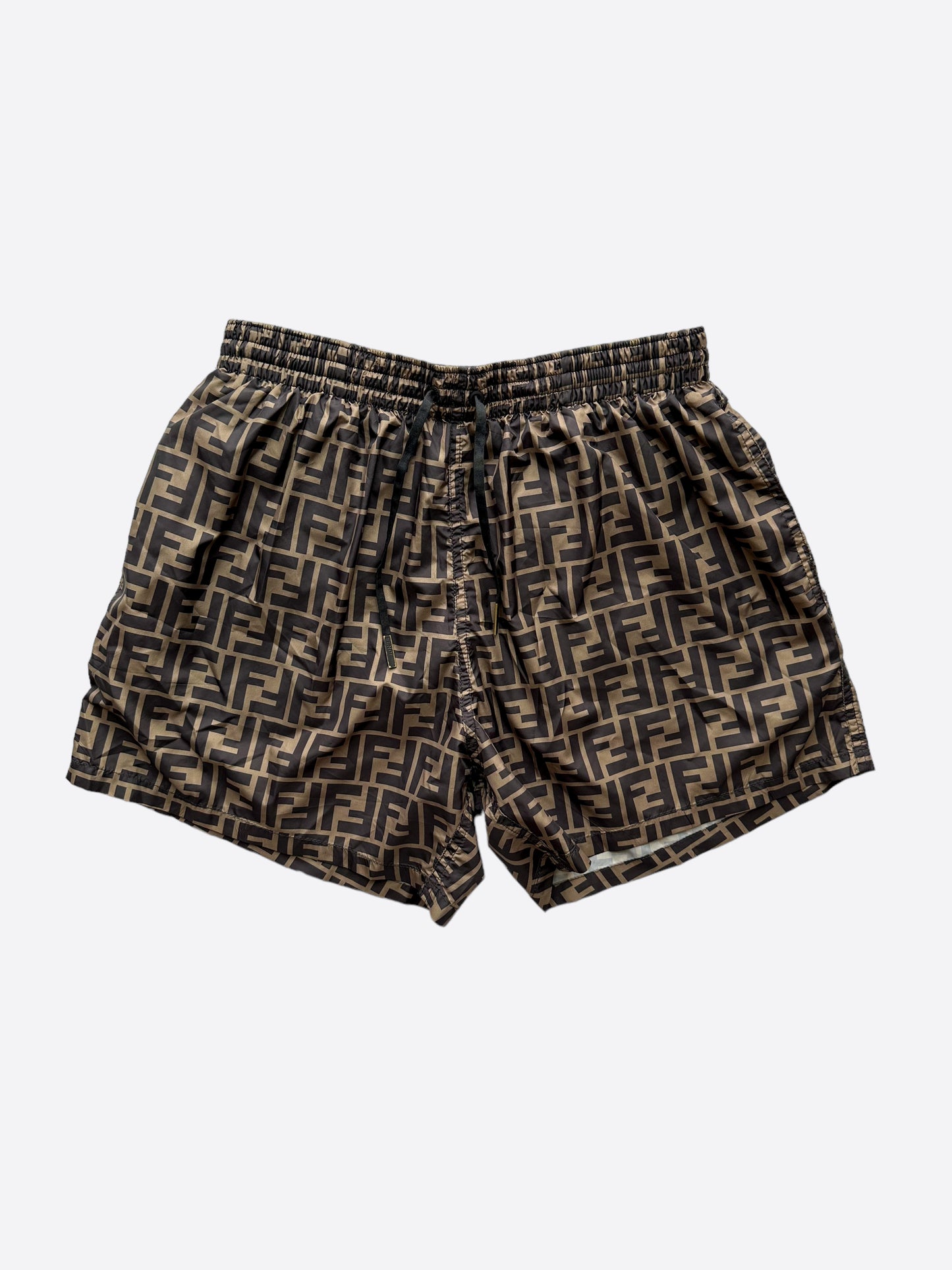 Fendi Brown Black Monogram Swimshorts – Savonches
