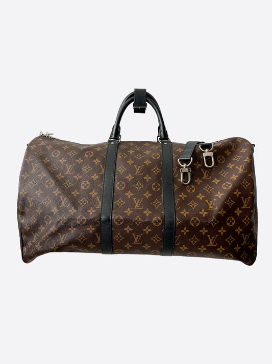 Louis Vuitton Brown Monogram Keepall 55